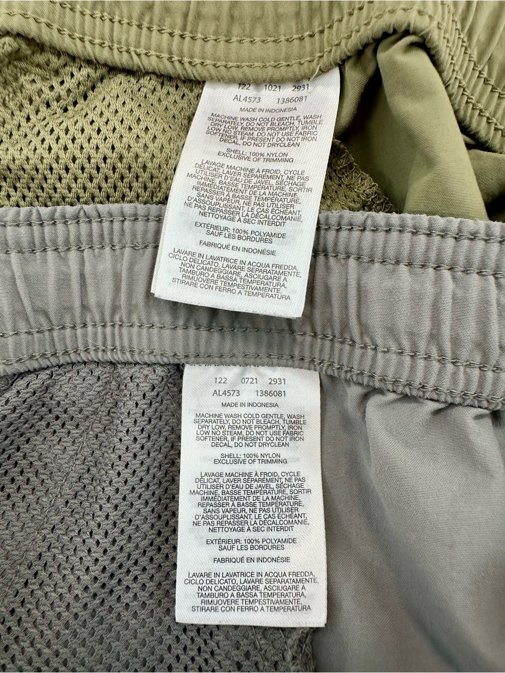 2 Pair Columbia Women's Sandy River Shorts 3” Inseam, Stone Green, City Grey, XL - Picture 16 of 16